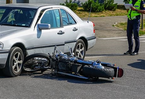 Fatal Collision Between Motorcycle and Car